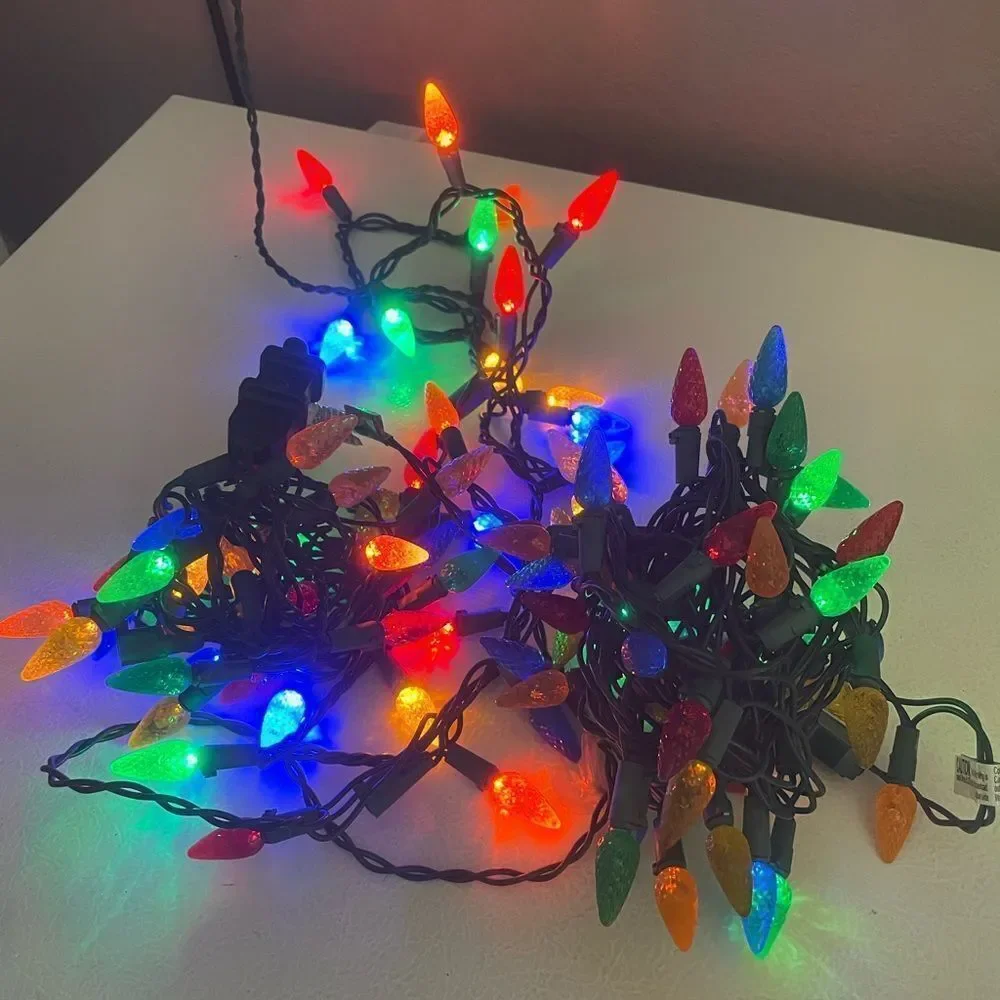 Vintage Christmas Tree string Lights READ